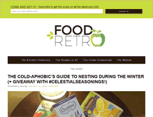 Tablet Screenshot of foodretro.com